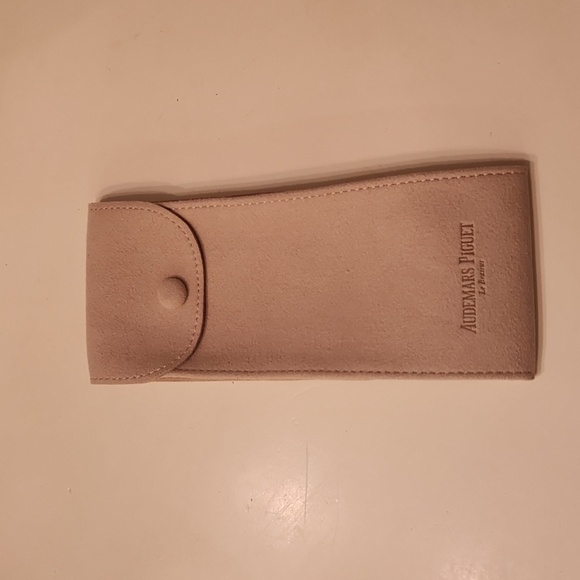 OEM Authentic AUDEMARS PIGUET AP Suede Leather Watch Soft Pouch Storage case AP